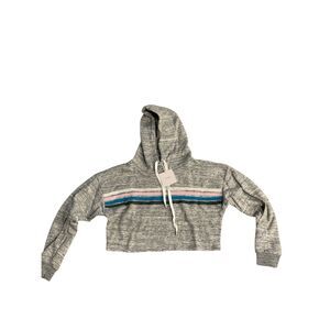 doublju Women's Lightweight Pullover Hoodie Sweatshirt, Grey Medium